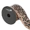 2.5" x 20ft. Glitter Bats Wired Faux Burlap Ribbon by Celebrate It® Halloween